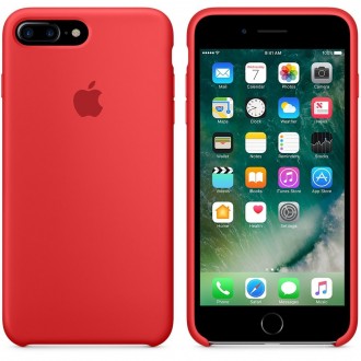 Apple iPhone 7 Silicone Case Red